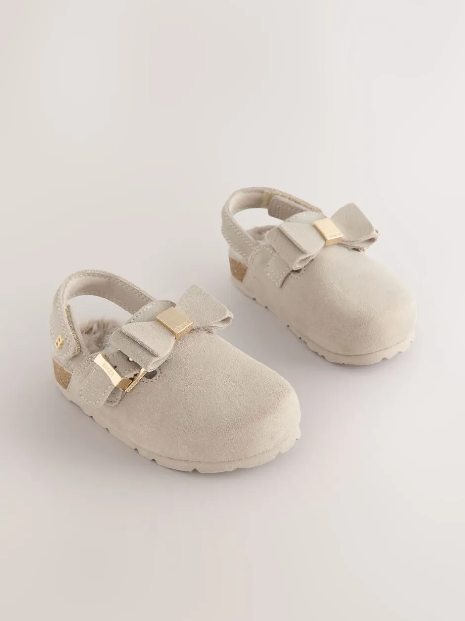 Pantoffels*Baker by Ted Baker - Meisjes Slingback Muiltjes Klomp Pantoffels Pastelgeel