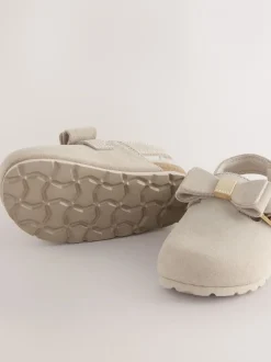 Pantoffels*Baker by Ted Baker - Meisjes Slingback Muiltjes Klomp Pantoffels Pastelgeel