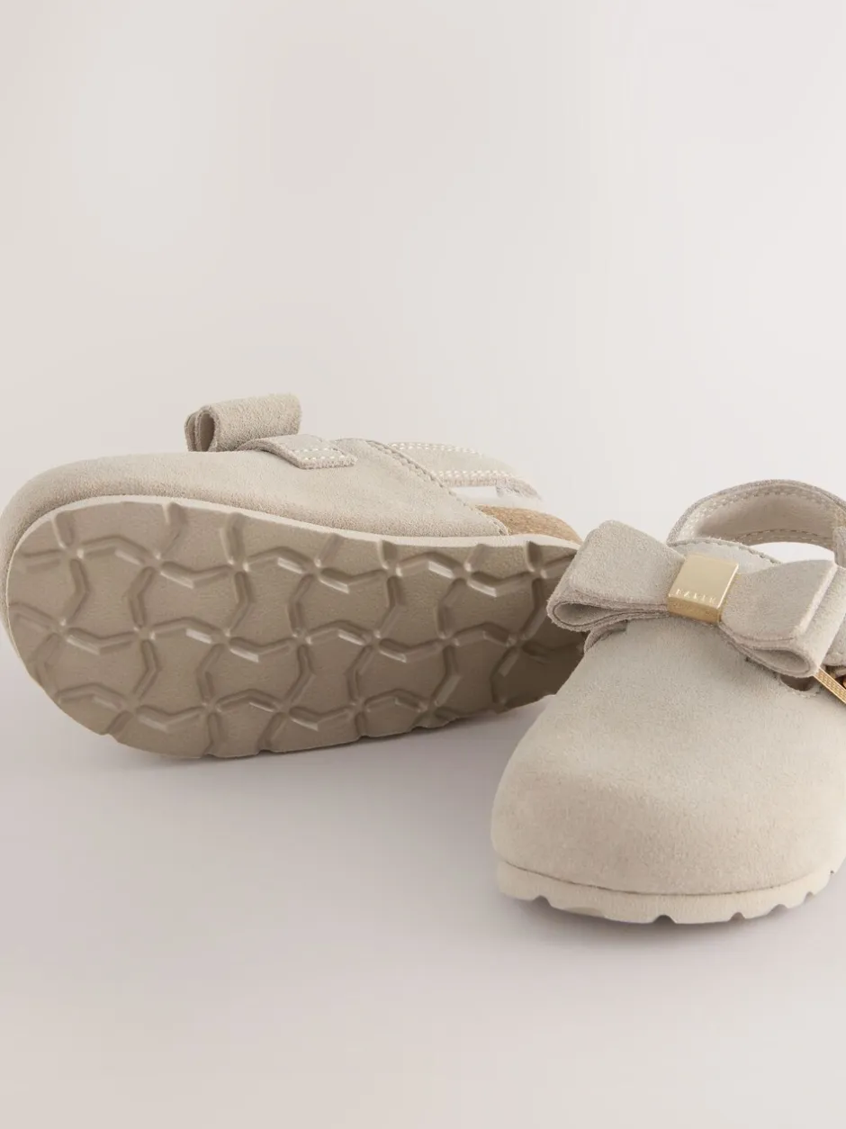Pantoffels*Baker by Ted Baker - Meisjes Slingback Muiltjes Klomp Pantoffels Pastelgeel