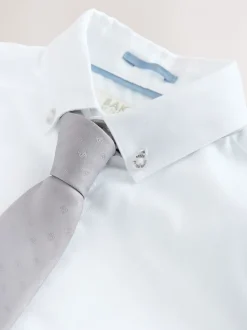 Kostuums En Herenvesten|Baker by Ted Baker - Waistcoat, Shirt And Tie Set Pastelgeel