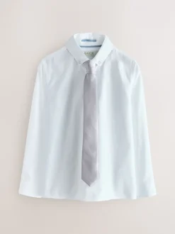 Kostuums En Herenvesten|Baker by Ted Baker - Waistcoat, Shirt And Tie Set Pastelgeel