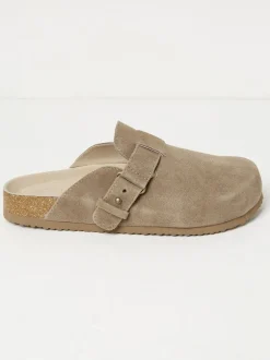Pantoffels*Fat Face - FatFace outdoor-pantoffels Pastelgeel