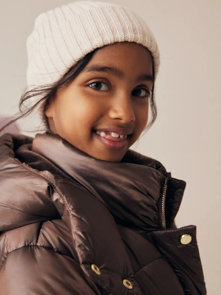 Mutsen, Handschoenen En Sjaals|Next - Geribbelde beanie-muts (3mnd-16jr) Pastelgeel