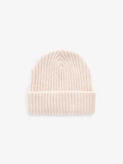 Mutsen, Handschoenen En Sjaals|Next - Geribbelde beanie-muts (3mnd-16jr) Pastelgeel