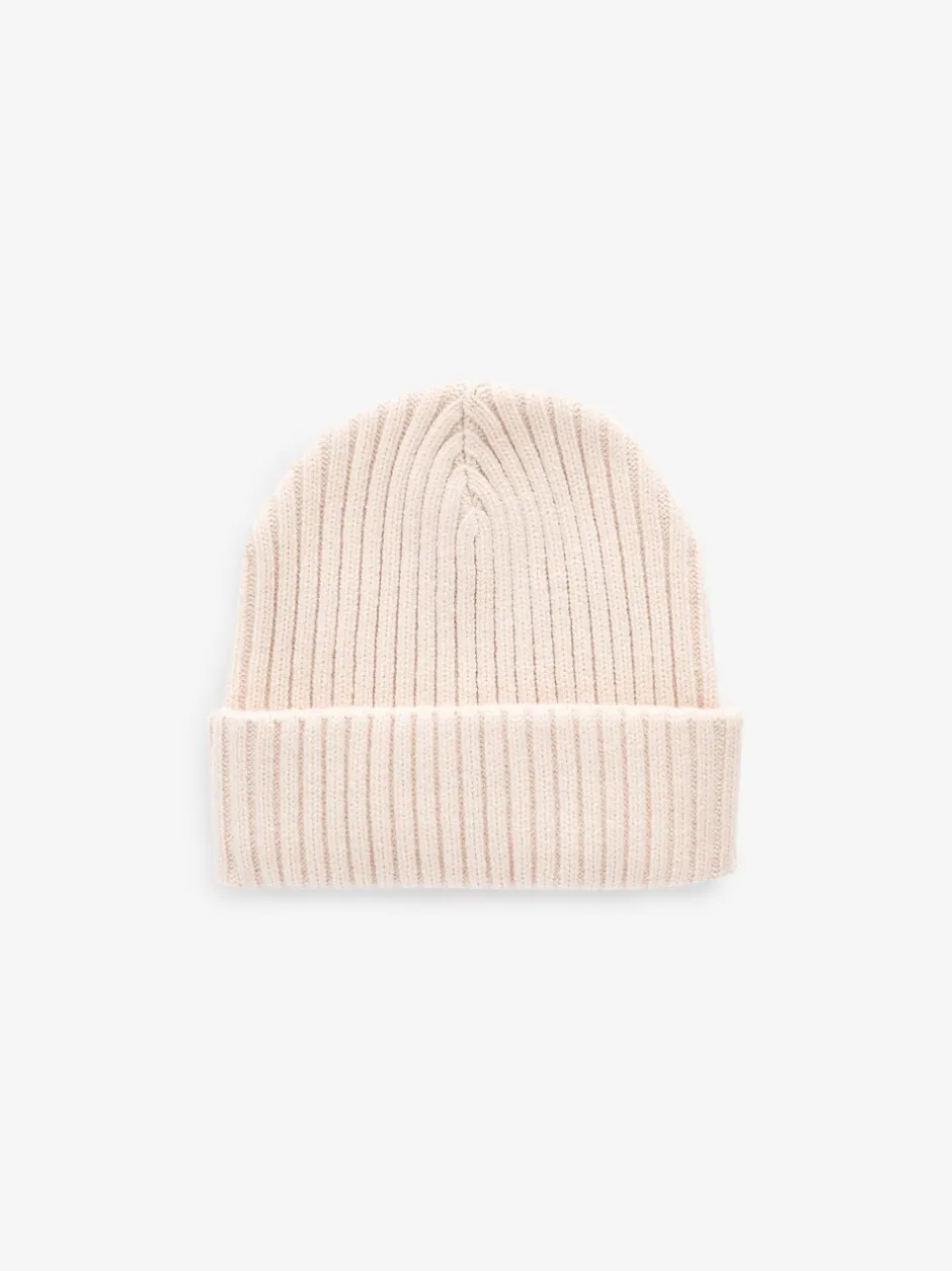 Mutsen, Handschoenen En Sjaals|Next - Geribbelde beanie-muts (3mnd-16jr) Pastelgeel