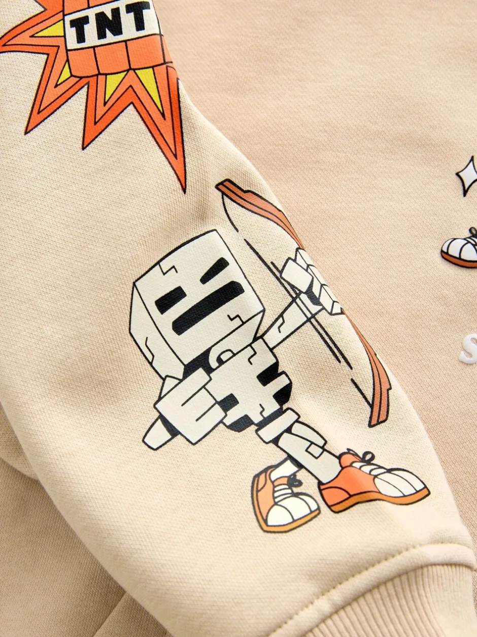 Sweaters En Hoody´S|Next - Minecraft-hoodie (3-16jaar) Pastelgeel
