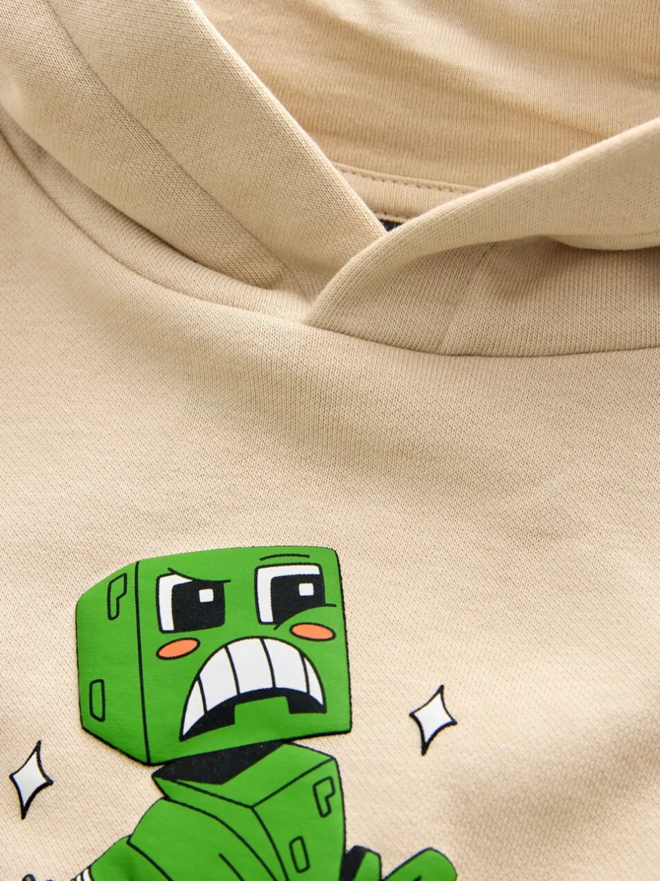 Sweaters En Hoody´S|Next - Minecraft-hoodie (3-16jaar) Pastelgeel