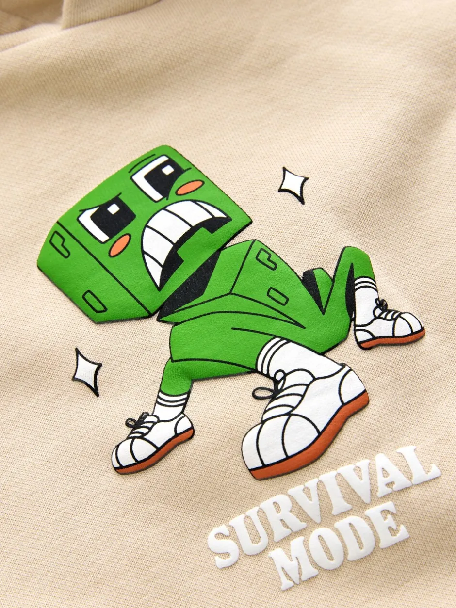 Sweaters En Hoody´S|Next - Minecraft-hoodie (3-16jaar) Pastelgeel