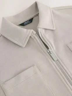 Shirts|Next - Modieus overshirt (3 - 16 jr) Pastelgeel