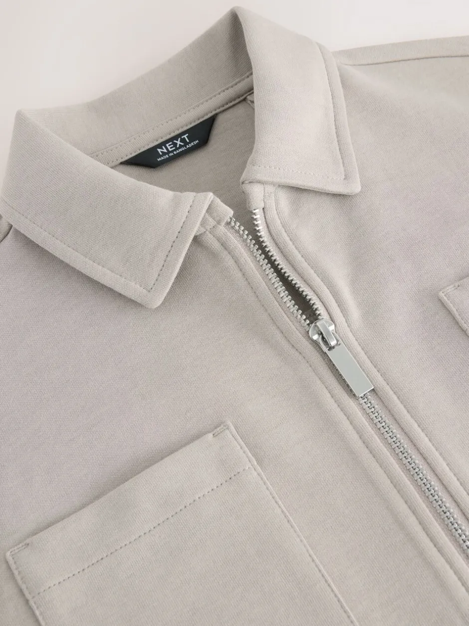 Shirts|Next - Modieus overshirt (3 - 16 jr) Pastelgeel