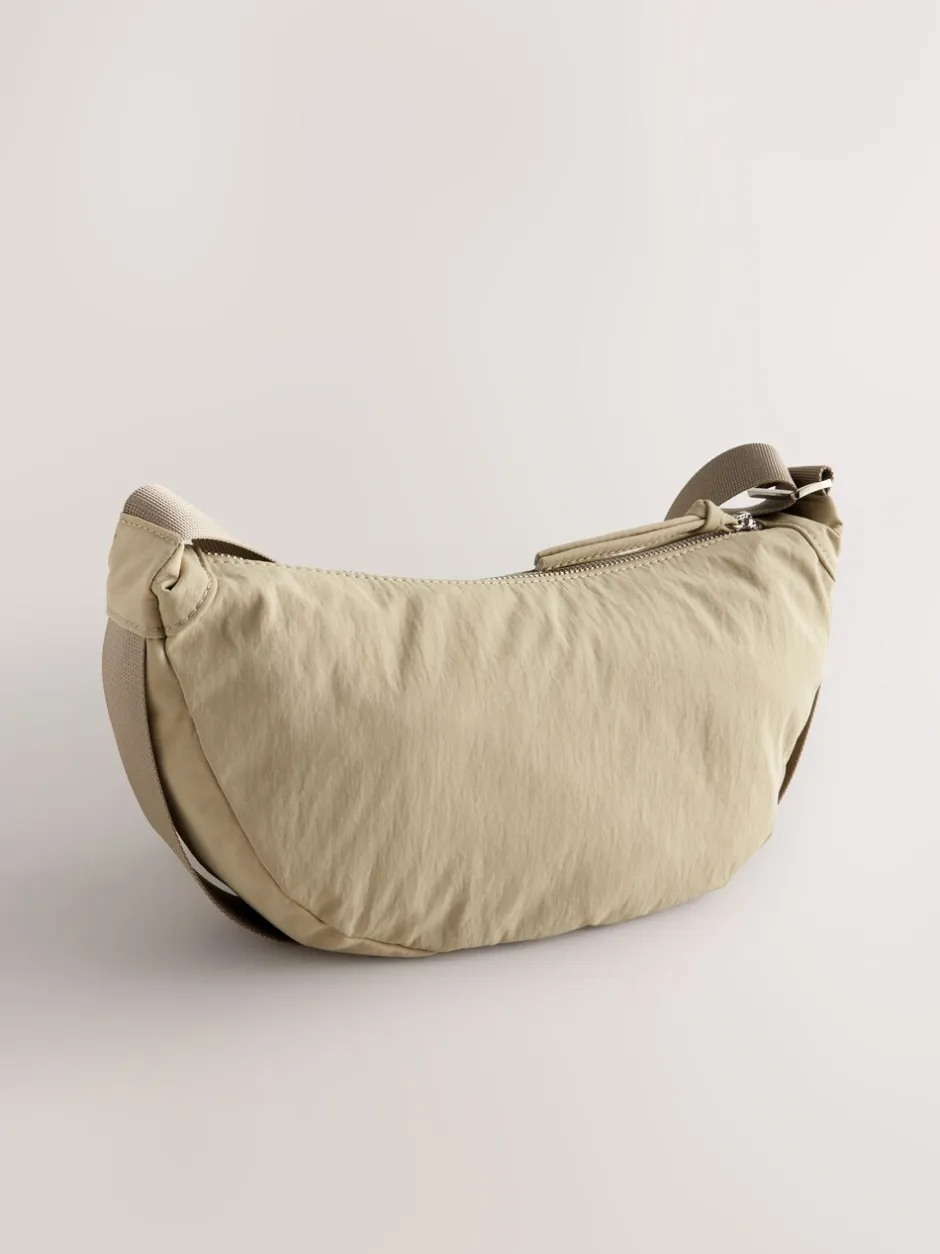 Tassen En Portemonnees*Next - Nylon schoudertas Pastelgeel