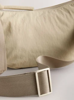 Tassen En Portemonnees*Next - Nylon schoudertas Pastelgeel