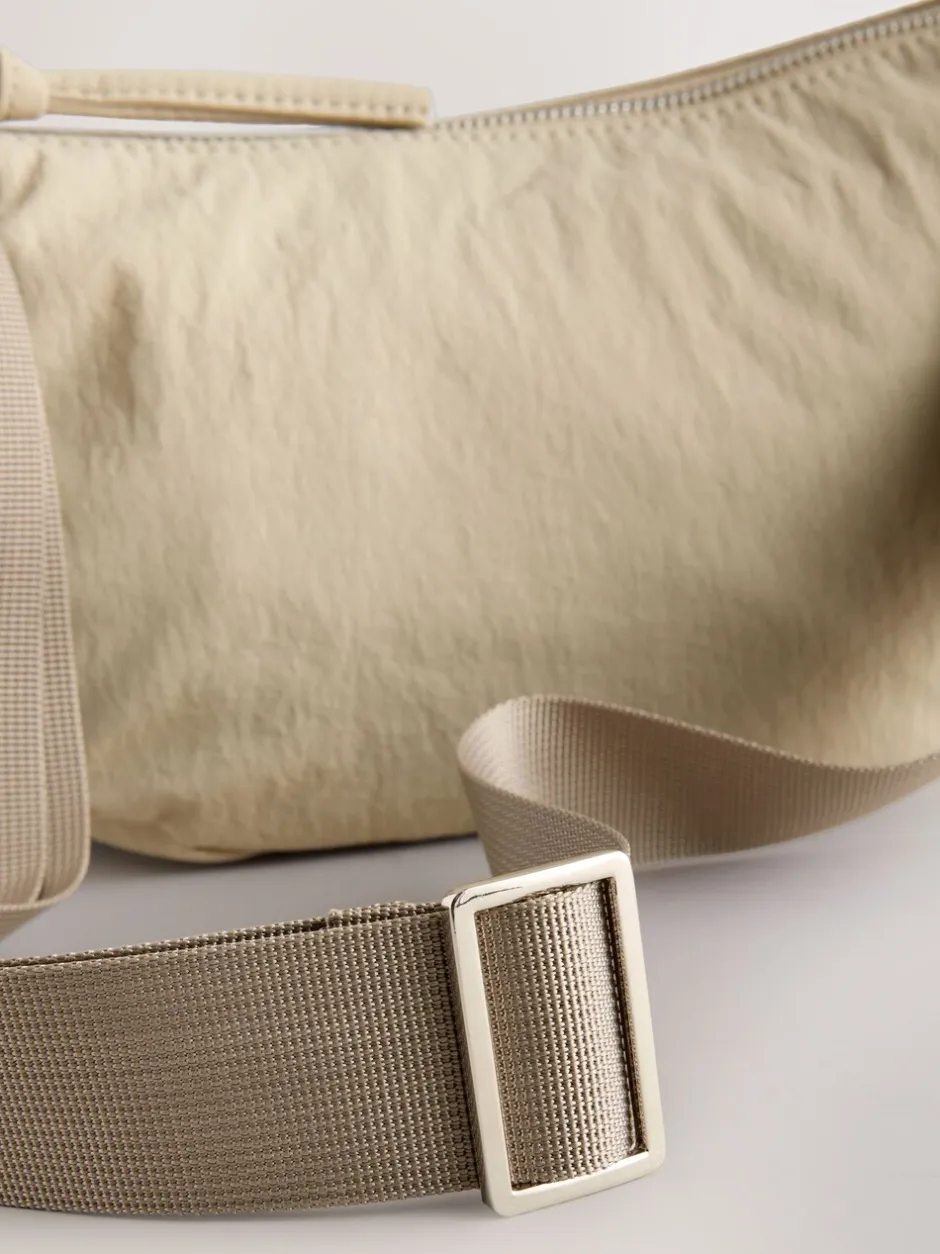 Tassen En Portemonnees*Next - Nylon schoudertas Pastelgeel