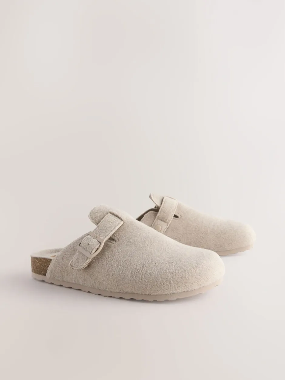 Pantoffels|Loungewear|Next - Pantoffelmuiltjes met gesp Pastelgeel