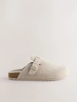 Pantoffels|Loungewear|Next - Pantoffelmuiltjes met gesp Pastelgeel
