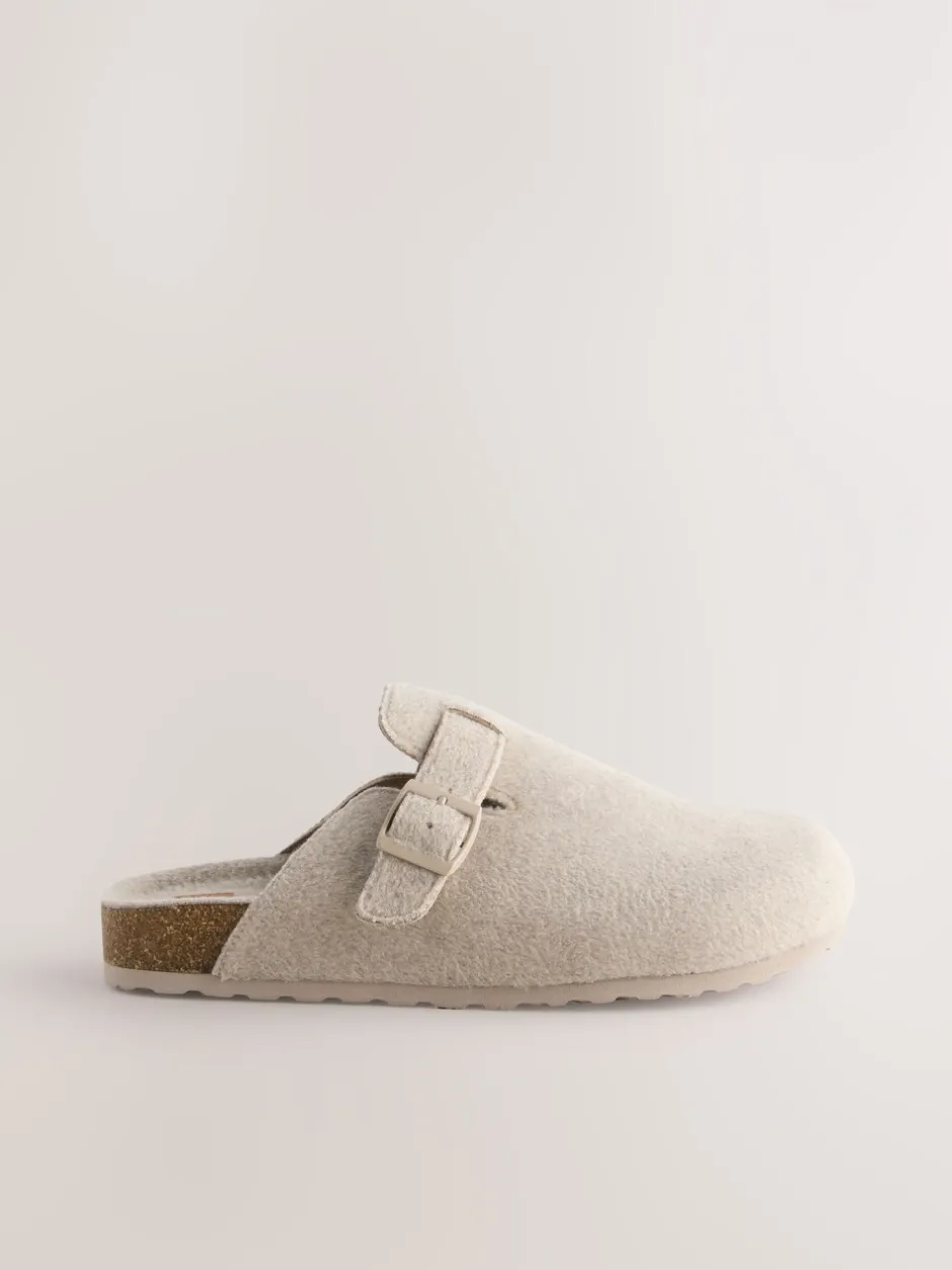 Pantoffels|Loungewear|Next - Pantoffelmuiltjes met gesp Pastelgeel