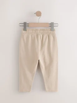 Jeans En Joggingbroeken*Next - Pintuck joggingbroek van 100% katoen (3mnds-7jr) Pastelgeel