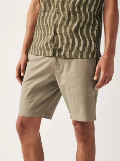 Shorts|Next - Relaxed fit - Chinoshort met stretch Pastelgeel