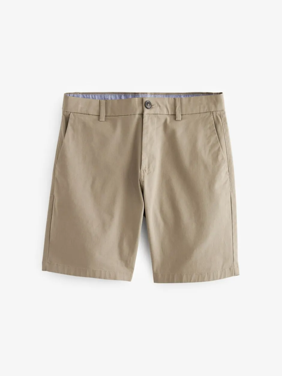 Shorts|Next - Relaxed fit - Chinoshort met stretch Pastelgeel