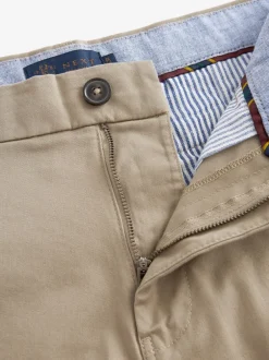 Shorts|Next - Relaxed fit - Chinoshort met stretch Pastelgeel