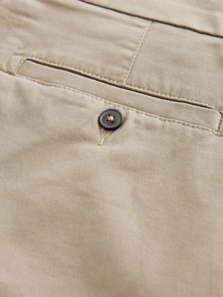 Shorts|Next - Relaxed fit - Chinoshort met stretch Pastelgeel