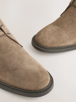 Boots|Next - Smart Suede Chukka Boots Pastelgeel