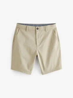Shorts*Next Pastelgeel - Straight fit - Chinoshort met stretch