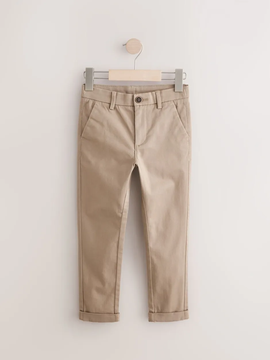 Broeken En Chino's|Next Pastelgeel - Stretchy chino's (3-17jr)