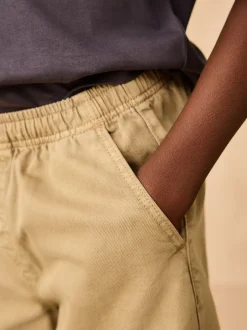 Jeans|Next - Twill jeans met aantrekkoord (3-16jr) Pastelgeel