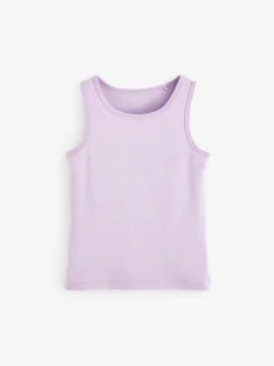 Alle Ondergoed|Tops*Next - 100% katoenen hemden set van 5 (1.5 - 16 jr) Pastelkleurig