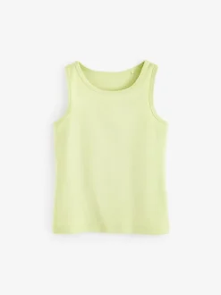 Alle Ondergoed|Tops*Next - 100% katoenen hemden set van 5 (1.5 - 16 jr) Pastelkleurig