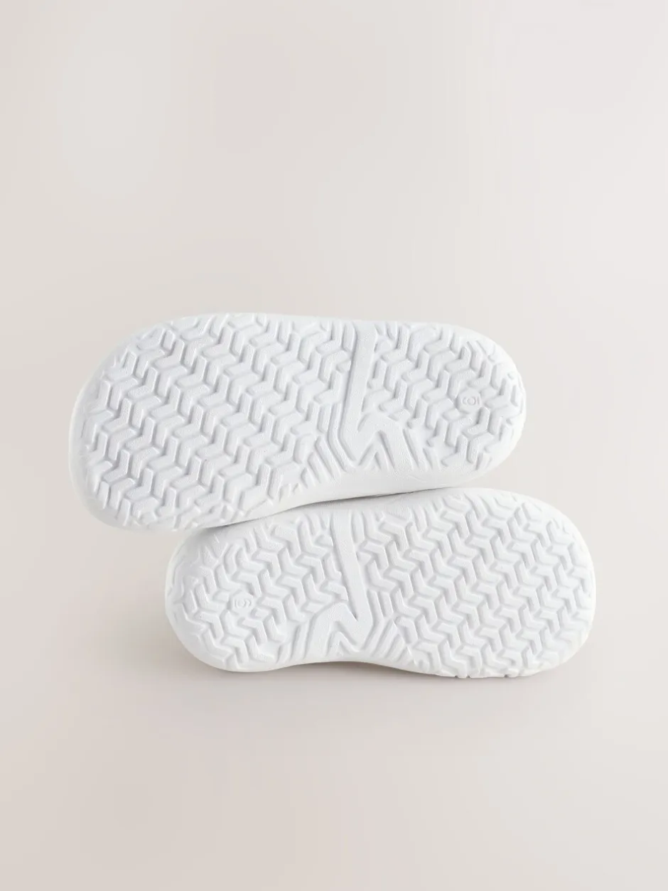 Sneakers*Next Pastelkleurig - Barefoot leren trainers met klittenbandsluiting