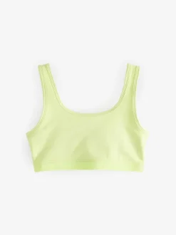 Alle Ondergoed*Next - Crop top met ronde hals (5-16jr) Pastelkleurig