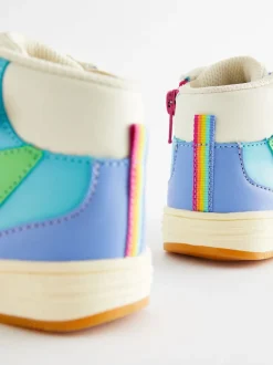Sneakers|Sneakers*Little Bird by Jools Oliver - - Hoge sneakers met sterren Pastelkleurig