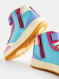 Sneakers|Sneakers*Little Bird by Jools Oliver - - Hoge sneakers met sterren Pastelkleurig