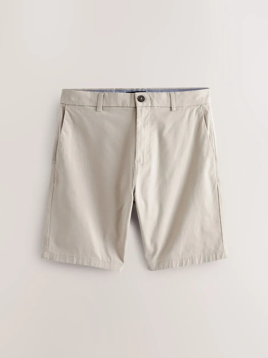Shorts|Next - Slim Fit - Set van 4 chinoshorts met stretch Pastelkleurig