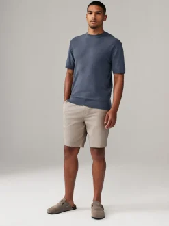 Shorts|Next - Slim Fit - Set van 4 chinoshorts met stretch Pastelkleurig