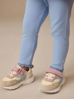 Sneakers|Next - Sneakers met elastische veters en klittenbandsluiting Pastelkleurig