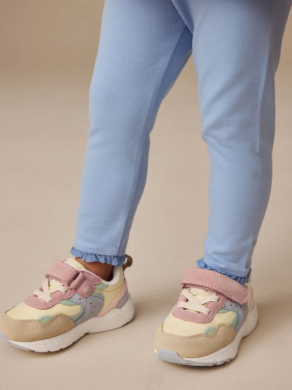 Sneakers|Next - Sneakers met elastische veters en klittenbandsluiting Pastelkleurig