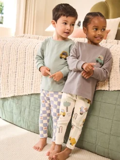 Multipacks|Pyjama's*Next Pastelkleurig - Verpakking van 3 relaxed fit pyjama's (9mnd -8jr)