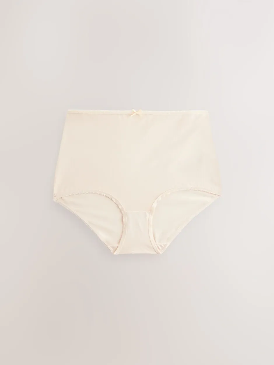 Onderbroeken*Next Pastelroze nude - Set van 5 slips met hoog katoengehalte