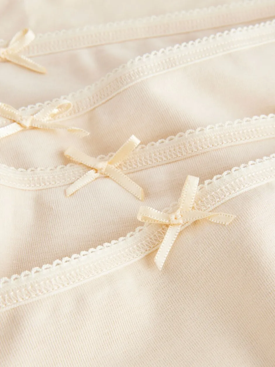 Onderbroeken*Next Pastelroze nude - Set van 5 slips met hoog katoengehalte
