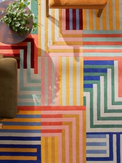 Vloerkleden En Lopers|Vloerkleden En Lopers|Next Paulo Geometric Stripe Rug