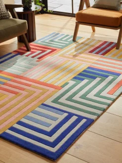 Vloerkleden En Lopers|Vloerkleden En Lopers|Next Paulo Geometric Stripe Rug