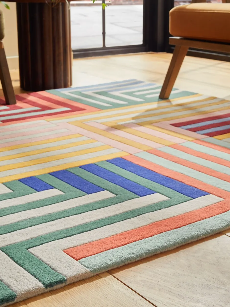 Vloerkleden En Lopers|Vloerkleden En Lopers|Next Paulo Geometric Stripe Rug
