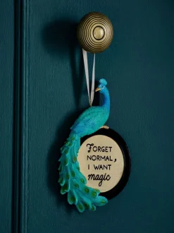 Decoraties*Next Peacock I Want Magic hangdecoratie