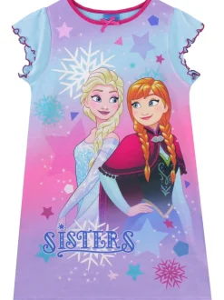 Nachtponnen*Character Personage Disney Frozen blauwe nachtjapon