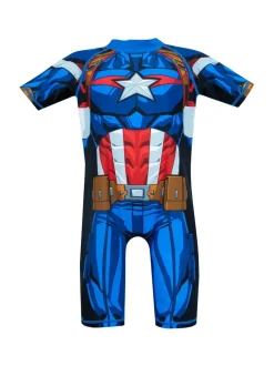 Badkleding|Badkleding|Character Personage Marvel Avengers Captain America eendelig badpak