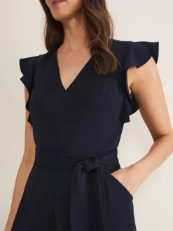 Jumpsuits En Playsuits*Phase Eight Kallie Frill jumpsuit met ruches