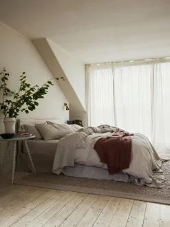 Piglet In Bed*Piglet in Bed 100% Linen Duvet Cover Moutkleurig